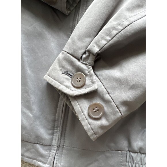 London Fog Mens Gray Jacket Size Large With Zipper & Button Closure - Picture 6 of 15